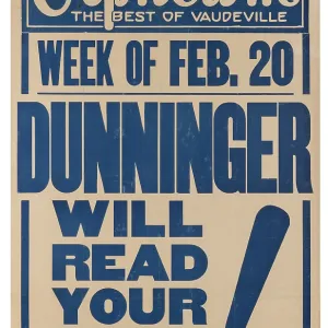 Joseph Dunninger Poster Joseph Dunninger Poster