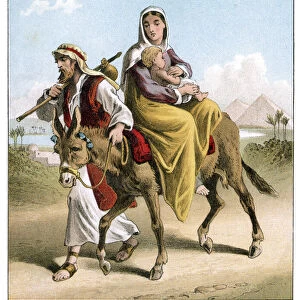 Joseph and Marys Flight into Egypt