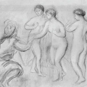 Judgment Of Paris C1913. Artist: Edgar Degas Judgment Of Paris C1913. Artist: Edgar Degas