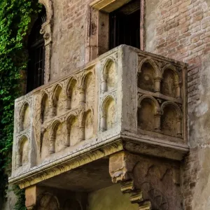 Juliets Balcony in Verona Print Juliets Balcony in Verona Print
