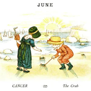 June Print by Kate Greenaway, 1884 June Print by Kate Greenaway, 1884