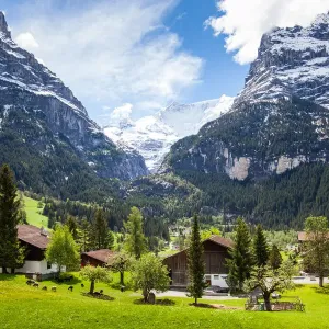 Jungfrau Mountain Range