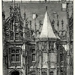 Justice Palace in, Rouen, France Justice Palace in, Rouen, France