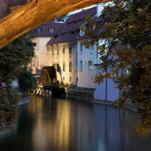 Kampa Island Watermill, Prague, Czech Republic Kampa Island Watermill, Prague, Czech Republic