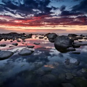 Kap Arkona Print: A Sunset Landscape on Rugen Island