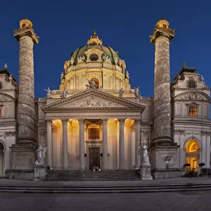Karlskirche in Viena, Austria