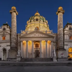 Karlskirche in Viena, Austria Karlskirche in Viena, Austria