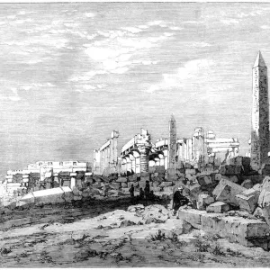 Karnac, Egypt (Victorian engraving) Karnac, Egypt (Victorian engraving)
