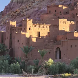 Kasbah in Moroccan Desert