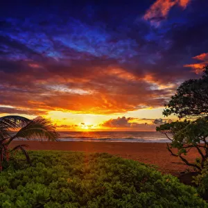 Kauai Beach Sunrise Kauai Hawaii