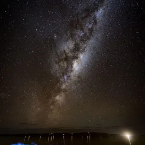Bioluminescent Kayaking Print under the Milky Way Bioluminescent Kayaking Print under the Milky Way