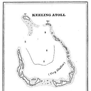 Keeling Atoll Map