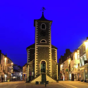 Keswick town at night