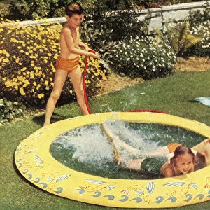 Kids Playing in Pool