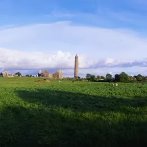 Kilmacduagh Monastery, Kilmacduagh, County Galway, Ireland