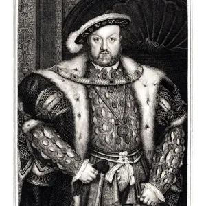 King Henry VIII engraving 1830 King Henry VIII engraving 1830