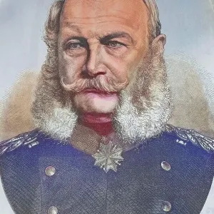 King William I, illustrated war chronicle 1870-1871, German-French campaign, Germany, France King William I, illustrated war chronicle 1870-1871, German-French campaign, Germany, France
