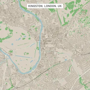 Kingston London UK City Street Map Kingston London UK City Street Map
