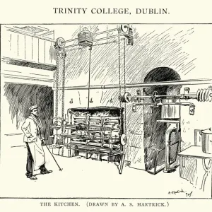 The Kitchen of Trinity College, Dublin, 1892 The Kitchen of Trinity College, Dublin, 1892