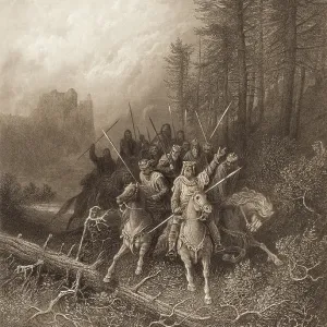 The Knight's Progess By Gustave Dore