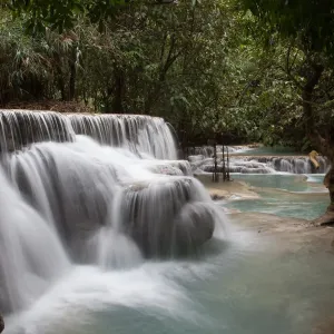 Kuang Si Falls, Luang Prabang, Laos Kuang Si Falls, Luang Prabang, Laos