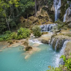 Kuang Si waterfall near Luang Prabang Kuang Si waterfall near Luang Prabang