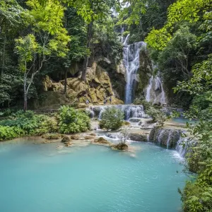 Kuang Si waterfall near Luang Prabang Kuang Si waterfall near Luang Prabang