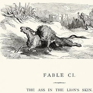 La Fontaines Fables - Ass in the Lions Skin