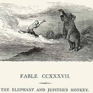 La Fontaines Fables - Elephant and Jupiters Monkey