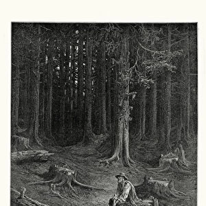 La Fontaines Fables - Forest and the Woodsman