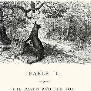 La Fontaines Fables - Raven and the Fox