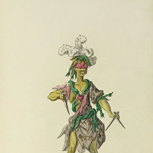 La Jalousie (Jealousy) - example illustration of a ballet character