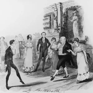 La Pastourelle Print, circa 1825 La Pastourelle Print, circa 1825