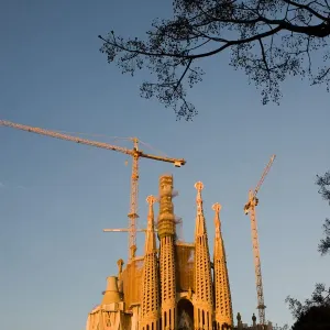 La Sagrada Familia Passion Facade Print La Sagrada Familia Passion Facade Print