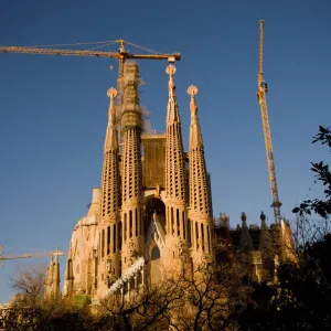 La Sagrada Familia Passion Facade Print La Sagrada Familia Passion Facade Print