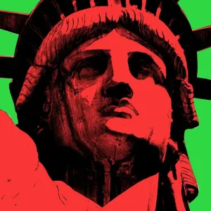 Lady Liberty Pop Art Print Lady Liberty Pop Art Print