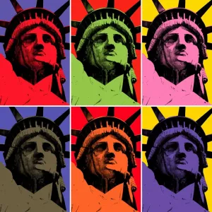 Liberté de la Dame Art Pop Conception Moderne Liberté de la Dame Art Pop Conception Moderne