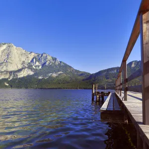 Lake Altaussee in Styria region, Austria