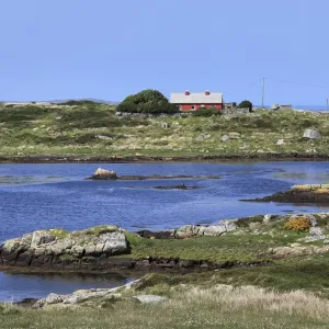 Lake and country house near Cleggan, Connemara, County Galway, Republic of Ireland, Europe Lake and country house near Cleggan, Connemara, County Galway, Republic of Ireland, Europe