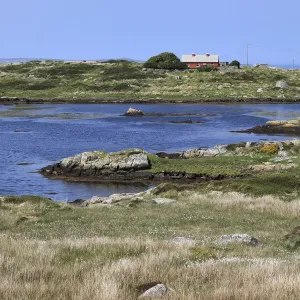 Lake and country house near Cleggan, Connemara, County Galway, Republic of Ireland, Europe Lake and country house near Cleggan, Connemara, County Galway, Republic of Ireland, Europe
