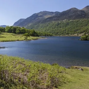 Lake of Crummock Water, Lake District National Park, Buttermere, Cumbria, England, United Kingdom Lake of Crummock Water, Lake District National Park, Buttermere, Cumbria, England, United Kingdom