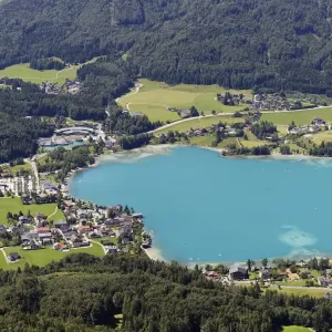Lake Fuschl and Fuschl am See Print Lake Fuschl and Fuschl am See Print
