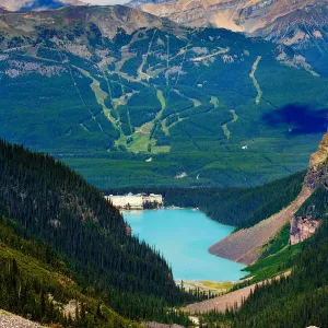 Lake Louise Print: High Angle View Lake Louise Print: High Angle View