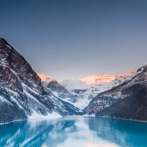 Lake Louise sunrise Alberta Canada Lake Louise sunrise Alberta Canada