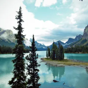 Banff National Park, Canada Framed Print Collection: Lake Louise View, Banff National Park