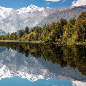 Lake Matheson with Mount Cook mirrored