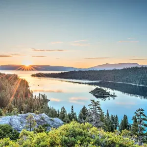 Lake Tahoe Emerald Bay Sunrise Lake Tahoe Emerald Bay Sunrise
