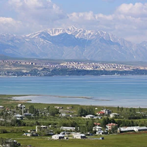 Lake Van, view from Van over Edremit, Taurus Mountains, Van Province, Eastern Anatolia Region, Anatolia, Turkey