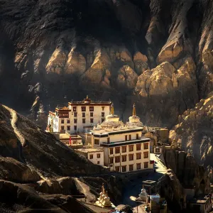 Lamayuru Temple Print - Leh Ladakh Mountain Valley Lamayuru Temple Print - Leh Ladakh Mountain Valley