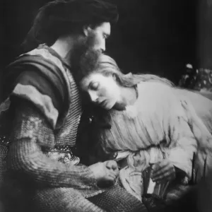Lancelot And Guinevere Print, 1875 Lancelot And Guinevere Print, 1875